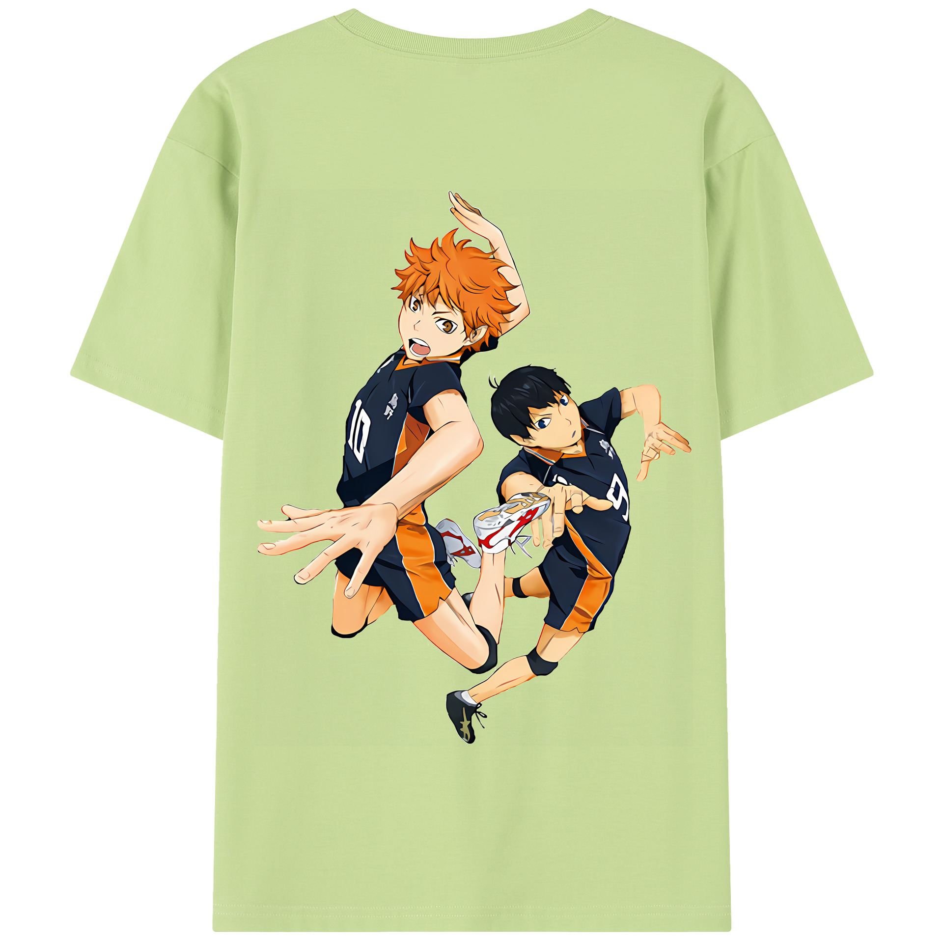 （画像用） ハイキュー!! Haikyu!! 綿100％半袖Tシャツ（背面プリント）